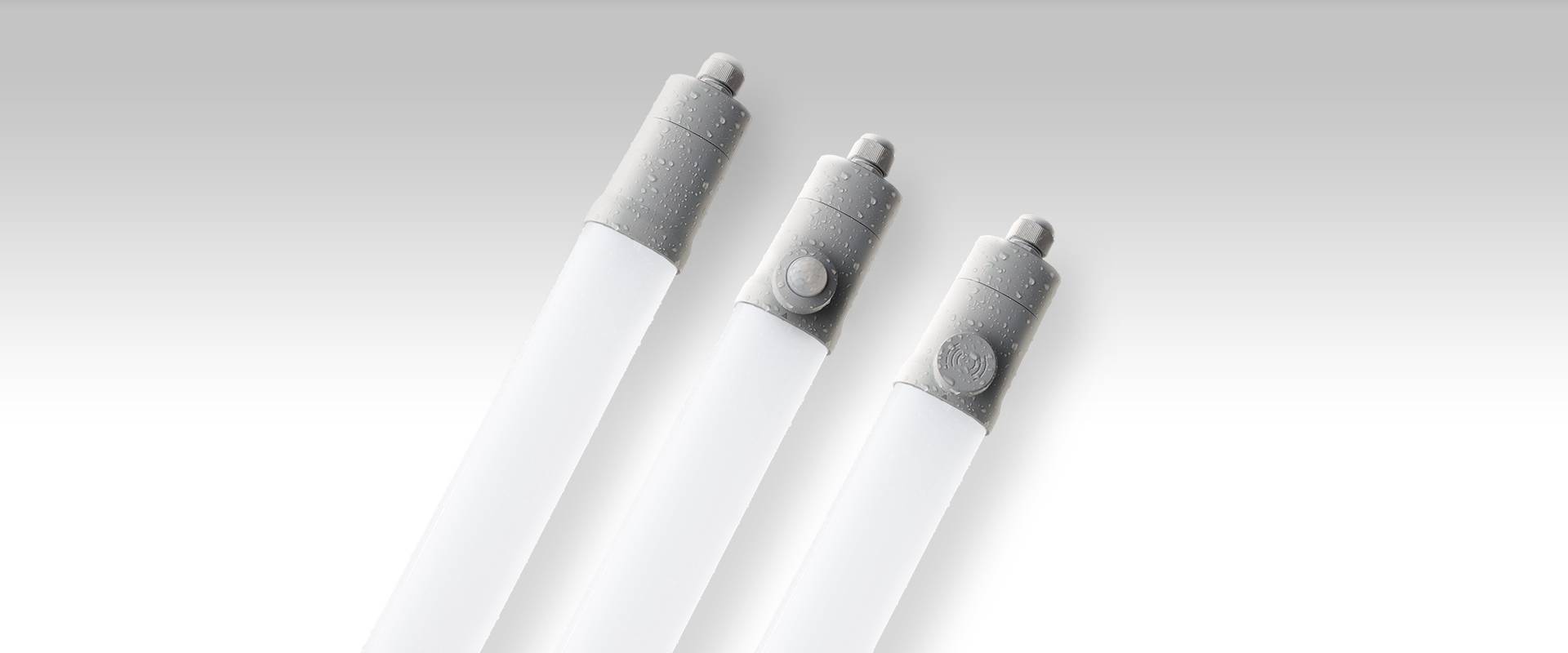 DOTLUX LED-Feuchtraumleuchte MISTRALsmart 28W/40W 4000K POWERselect IP65 1500mm durchverdrahtet