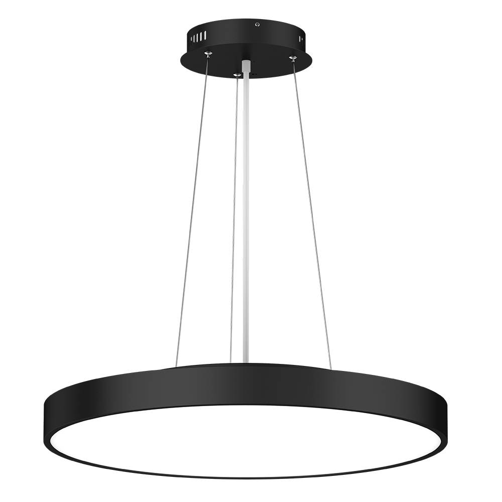 DOTLUX LED-Leuchte DISCugr Ø400mm 40W COLORselect und DALI schwarz