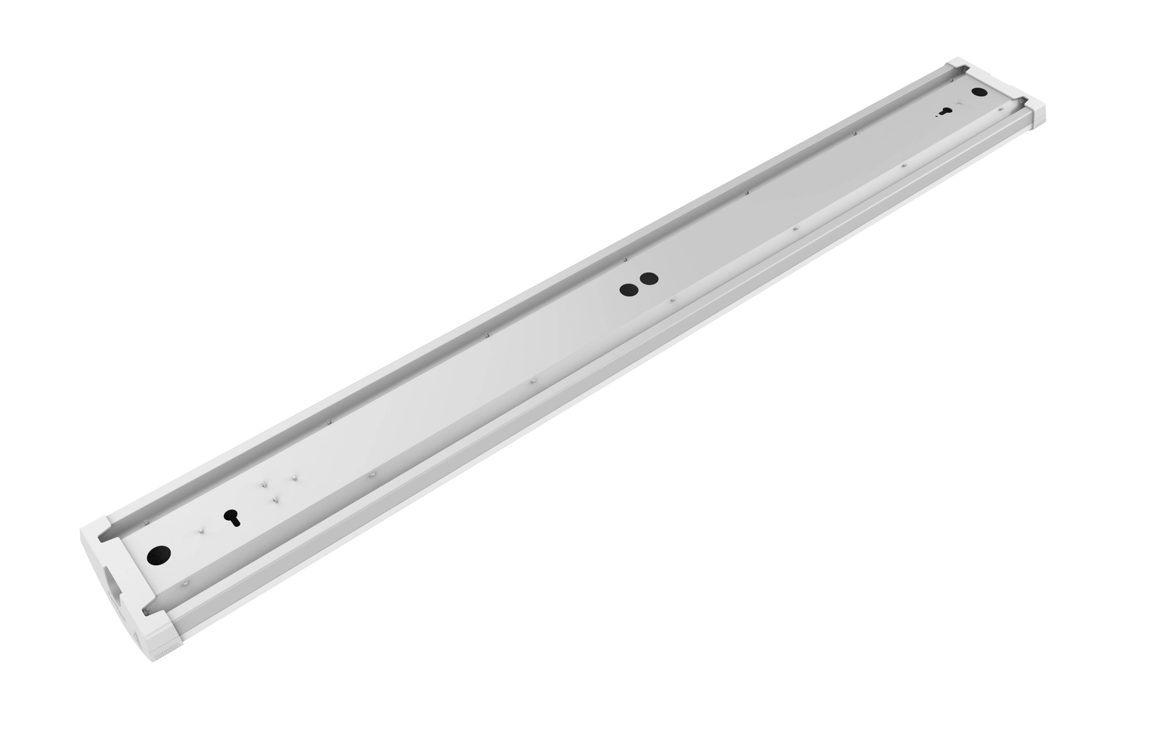 DOTLUX LED-Anbauleuchte SOFTEDGE 23W/29W/35W/40W COLORselect POWERselect IP44 1200mm