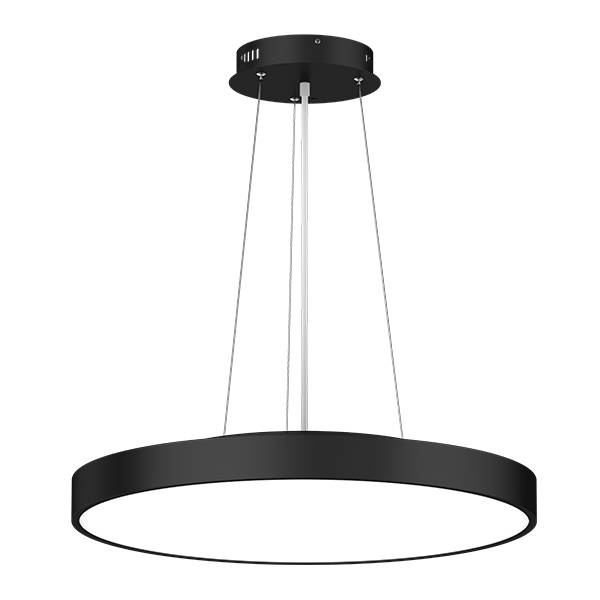 DOTLUX LED-Leuchte DISCugr Ø1000mm 90W COLORselect DALI schwarz