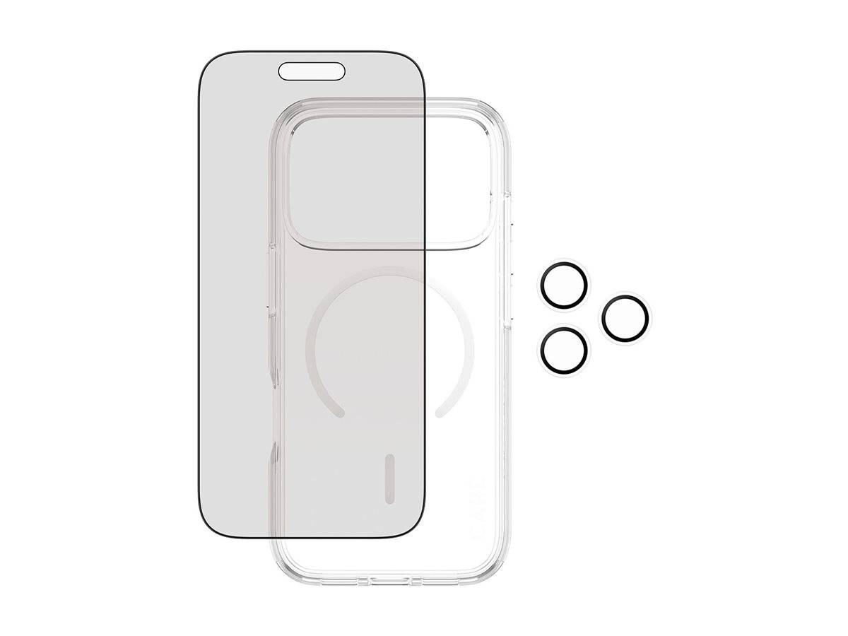 CARE by Schutzglass Flagship Privacy 3-in-1-Hülle + Sichtschutzglas Linse iPhone 17 Pro