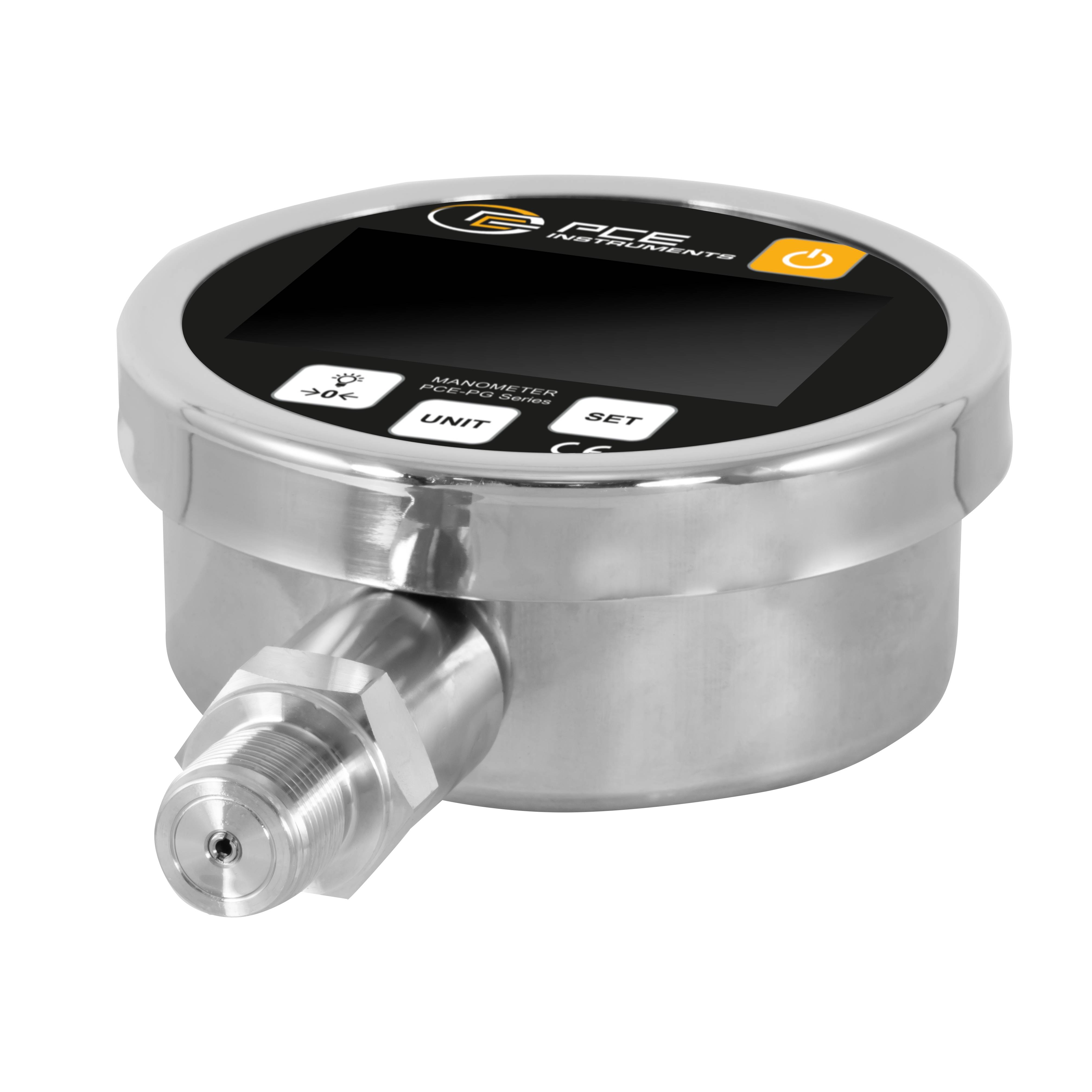 PCE Instruments hochgenaues Druckmessgerät PCE-PG 20H |Messbereich -0,88 … +20 bar |Genauigkeit 0,05 % FS. |M20 x 1,5 mm