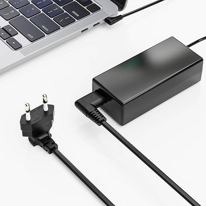 SONERO Netzkabel X-ESW-C7W-050B, Eurostecker, 90°, schwarz, 5m