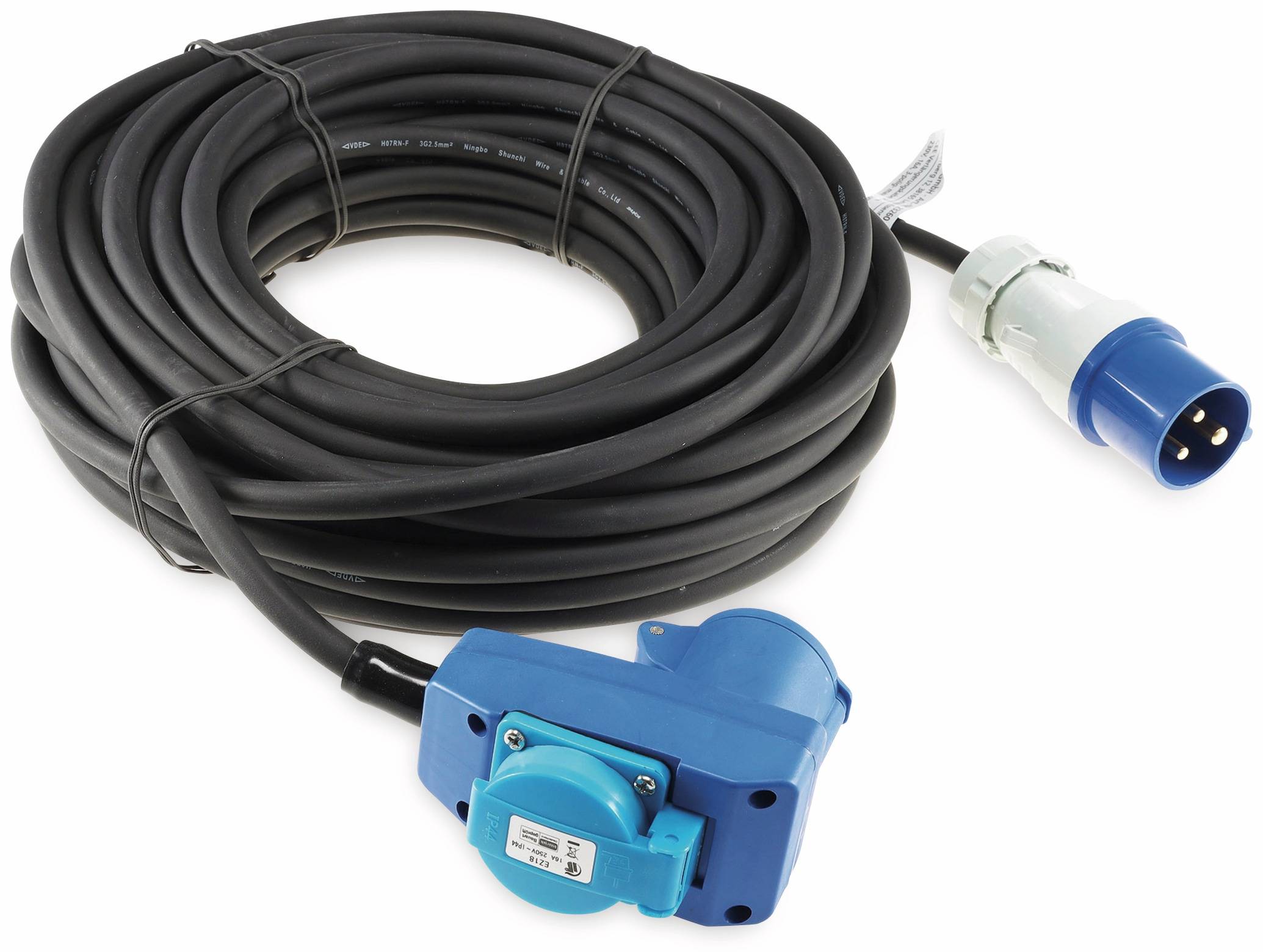 CHILITEC CEE-Verlängerung 16A/3600W, 3-polig, 25 m