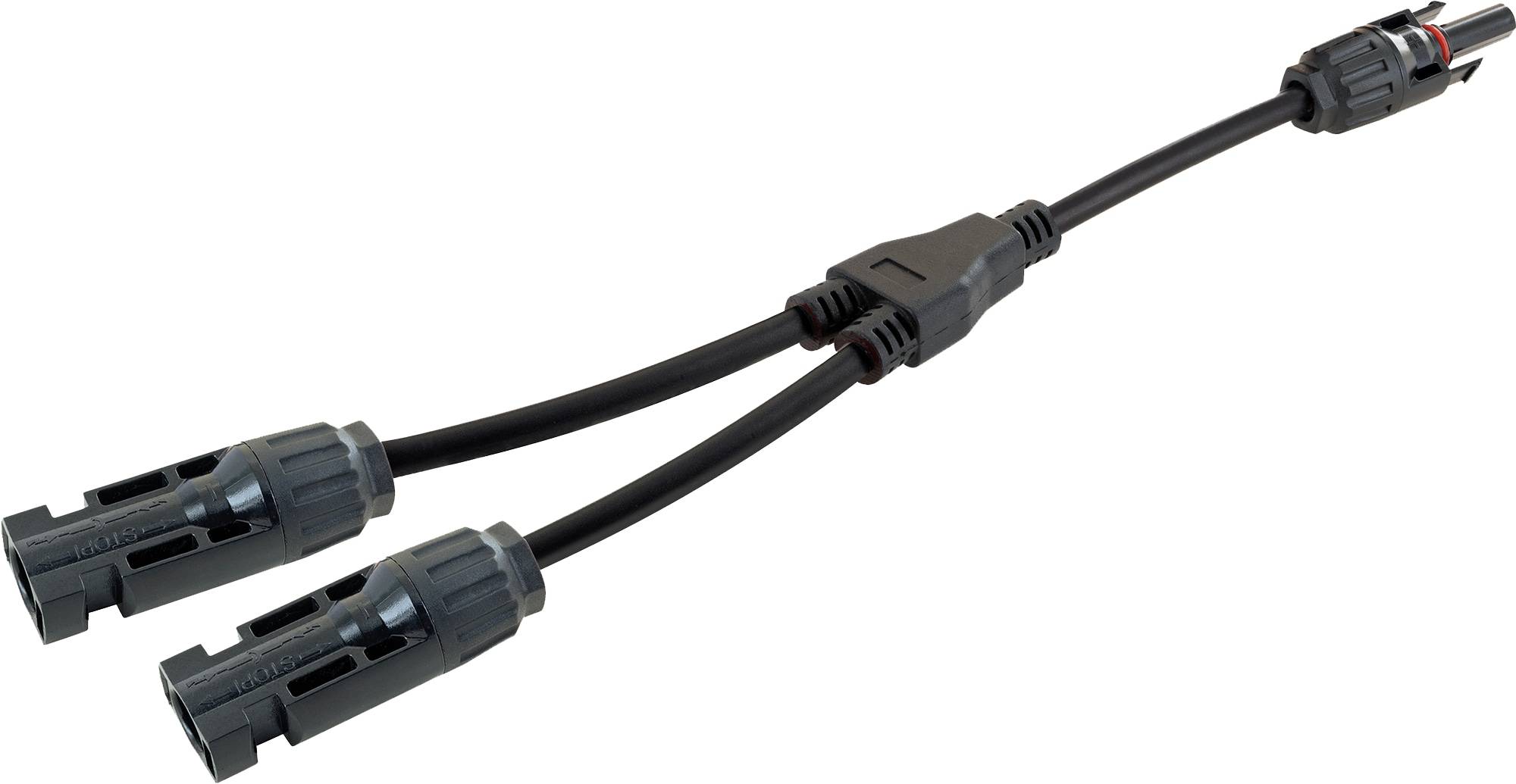 SCHWAIGER Solar Verteiler/Kabeladapter 2in1, SOMC4212, 20 cm