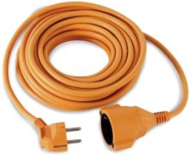 REV Schutzkontakt-Verlängerung 10 m, orange