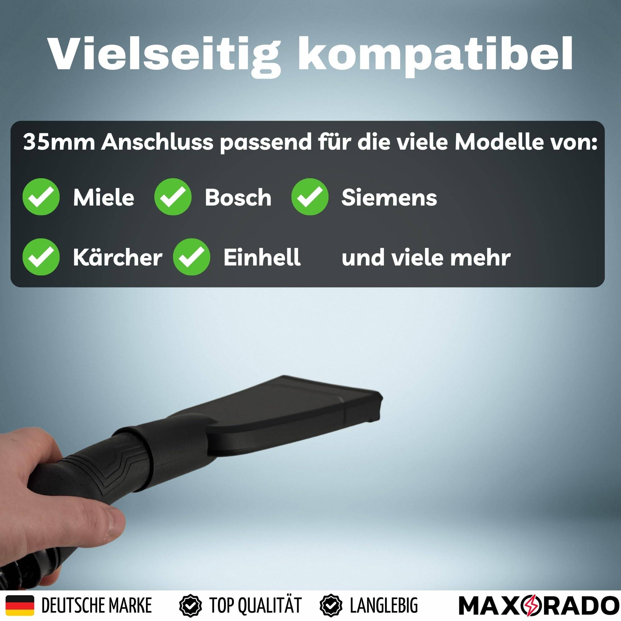 Saugdüse Auto für Kärcher Bosch Siemens Miele 32mm 35mm Staubsauger