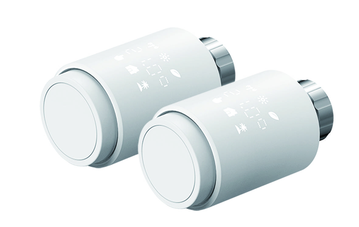 2 St.Smart WiFi-Thermostat Heizkörperthermostat Tuya-App, Alexa & Google Olympia HT-02Y