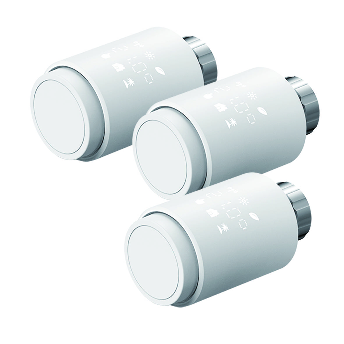 3 St.Smart WiFi-Thermostat Heizkörperthermostat Tuya-App, Alexa & Google Olympia HT-02Y