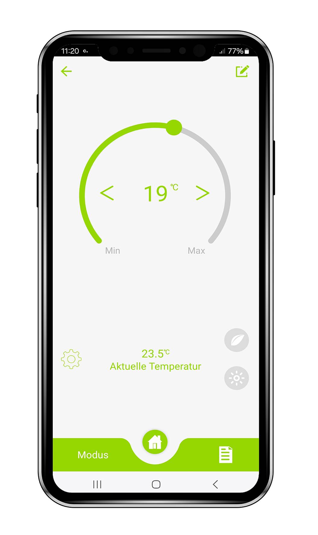 4 St.Smart WiFi-Thermostat Heizkörperthermostat Tuya-App, Alexa & Google Olympia HT-02Y
