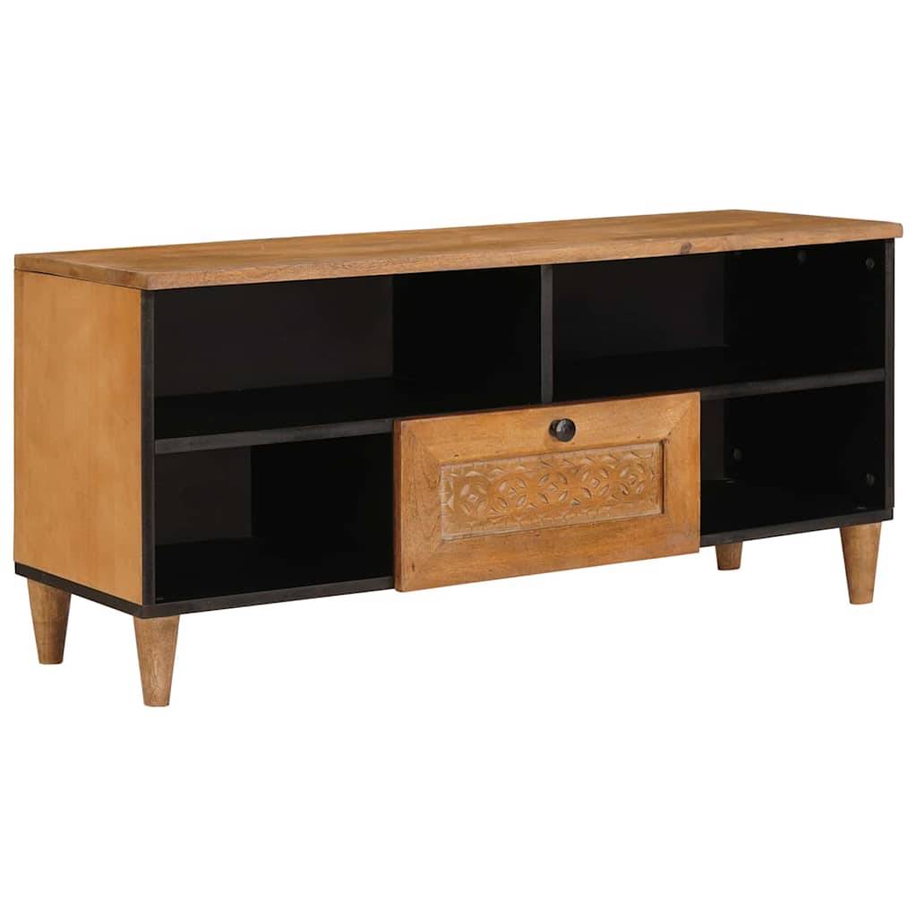 vidaXL TV-Schränk mit Schubladen 100 x 33 x 46 cm Massivholz Mango