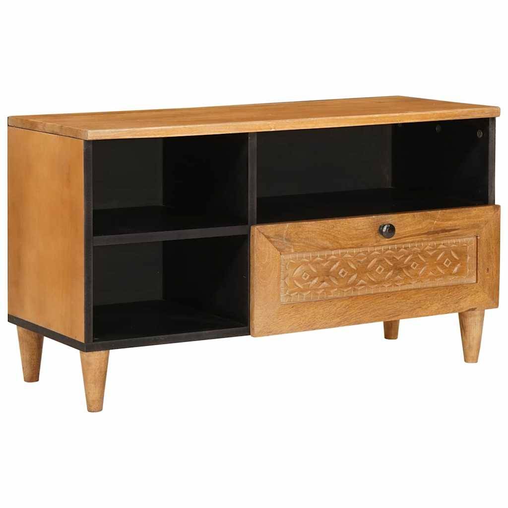vidaXL TV-Schränk mit Schubladen 80 x 33 x 46 cm Massivholz Mango