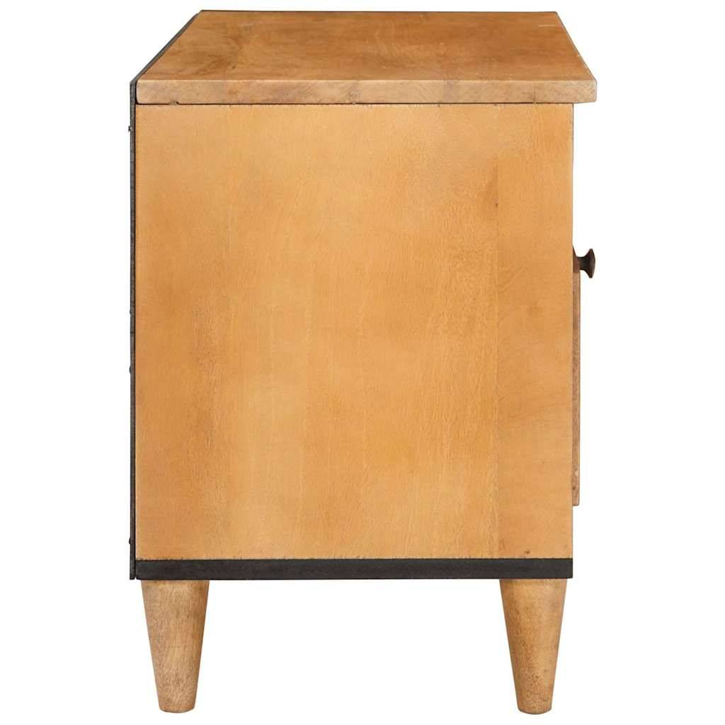 vidaXL TV-Schränk mit Schubladen 80 x 33 x 46 cm Massivholz Mango