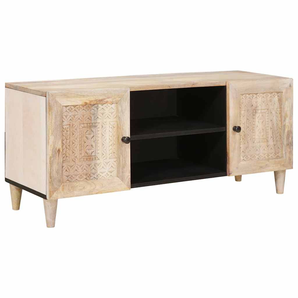 vidaXL TV-Einheiten mit Regal Weiß 105 x 33 x 46 cm Holzwerkstoff