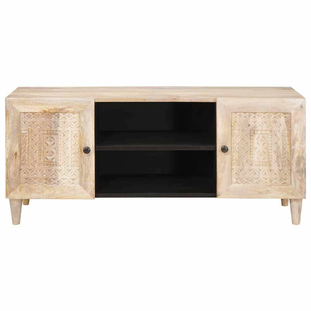 vidaXL TV-Einheiten mit Regal Weiß 105 x 33 x 46 cm Holzwerkstoff