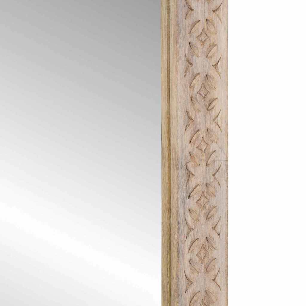 vidaXL Badezimmer Spiegel Rechtwinklig Weiß 50 x 2,5 x 70 cm