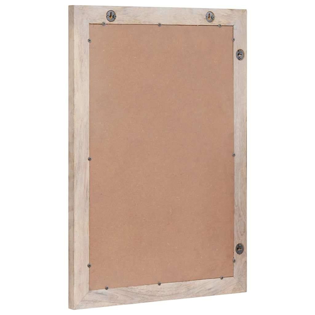 vidaXL Badezimmer Spiegel Rechtwinklig Weiß 50 x 2,5 x 70 cm