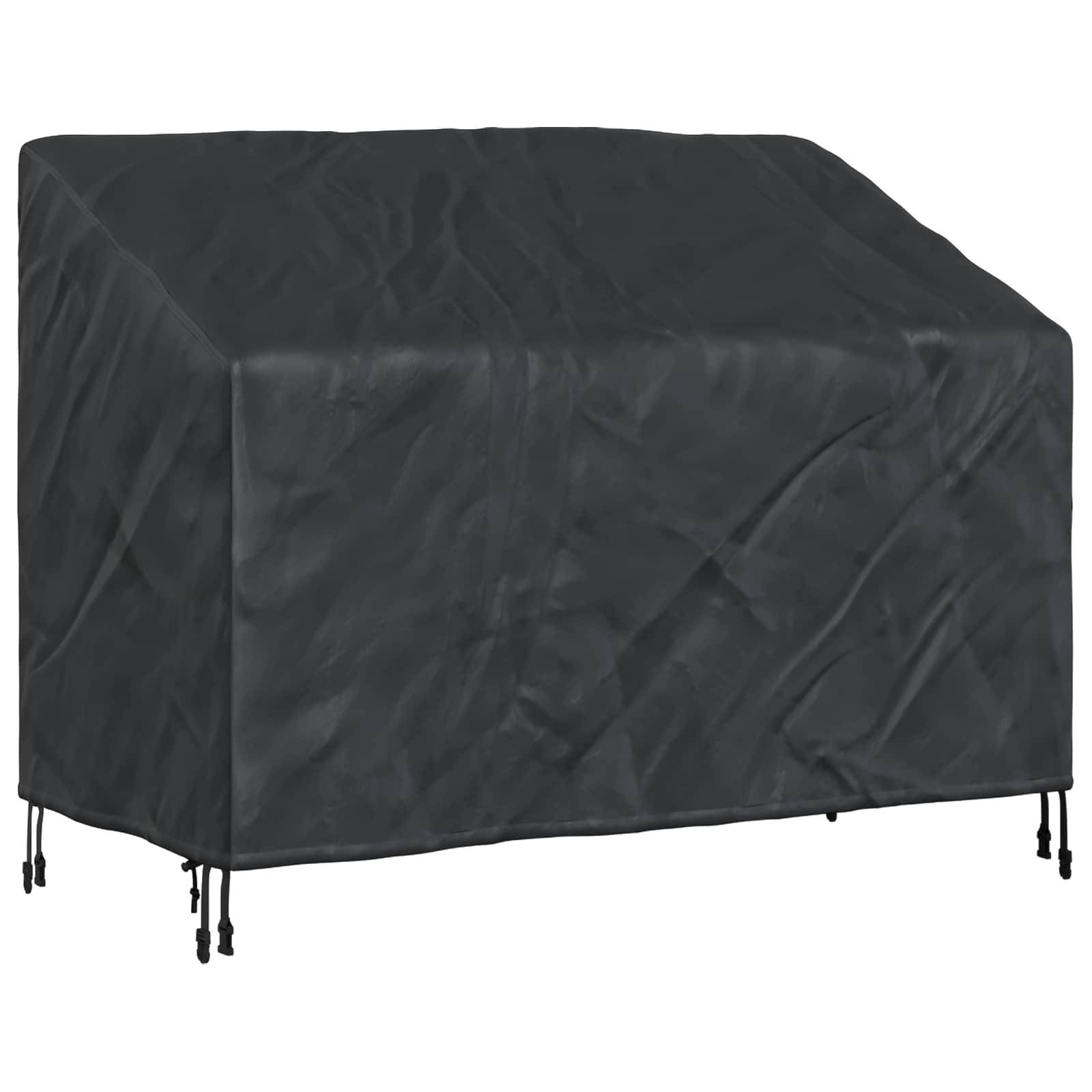 vidaXL Abdeckung für Gartenbank 134 x 70 x 65 / 94 cm 210D Oxford Stoff