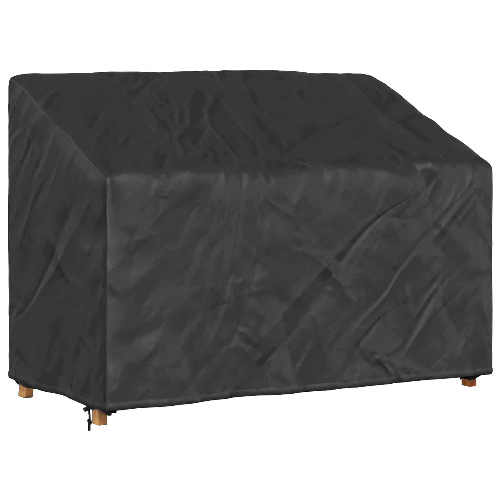 vidaXL Abdeckung für Gartenbank 134 x 70 x 65 / 94 cm 210D Oxford Stoff