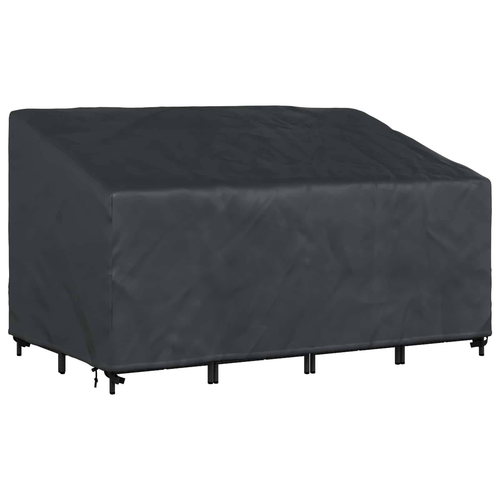 vidaXL Abdeckung für Gartenbank 160 x 100 x 61 / 89 cm 210D Oxford Stoff