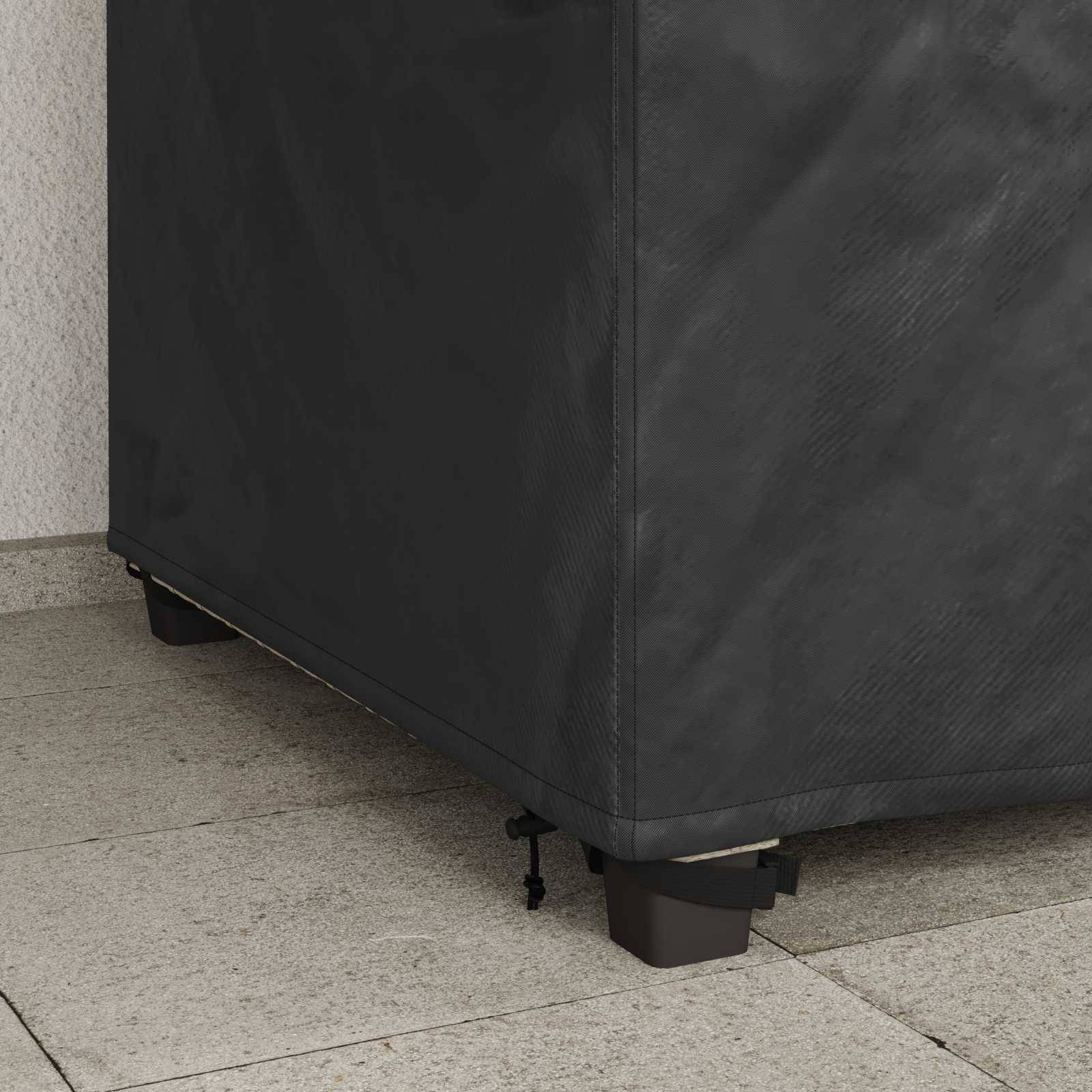 vidaXL Abdeckung für Gartenstuhl 90 x 90 x 50 / 75 cm 600D Oxford Stoff