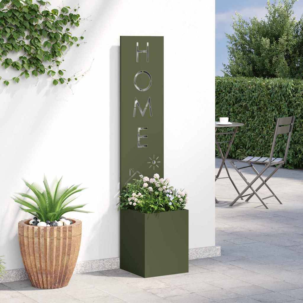 vidaXL Garten Sichtschutz-Leinwand Olivgrün 32 x 32 x 150 cm