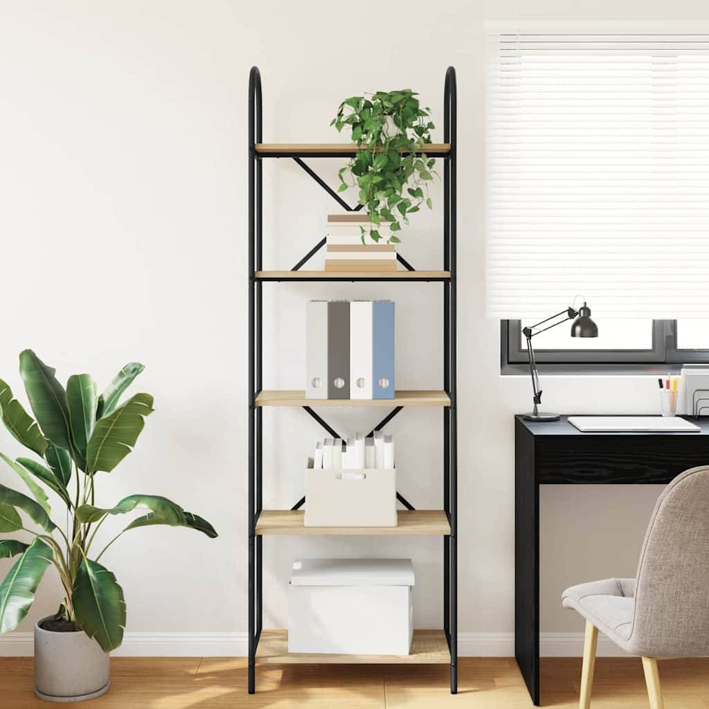 vidaXL Bücherregal Sonoma-Eiche 60 x 30 x 183 cm Holzwerkstoff