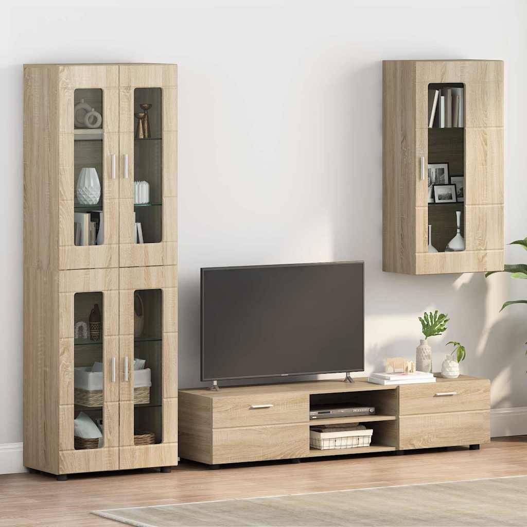 vidaXL Holzschrank Sonoma-Eiche 50 x 29 x 100 cm Holzwerkstoff