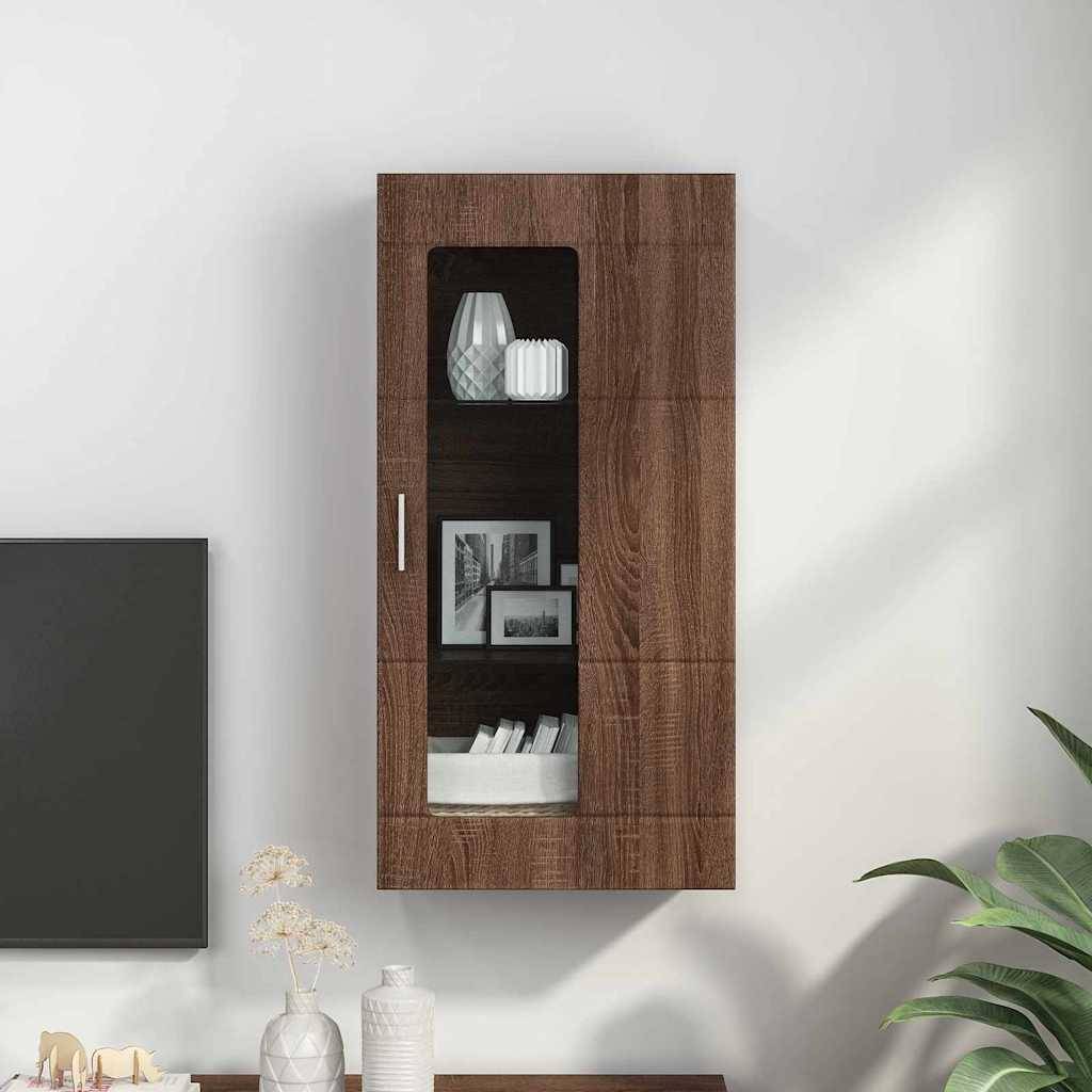 vidaXL Holzschrank Braun Eichen-Optik 50 x 29 x 100 cm Holzwerkstoff