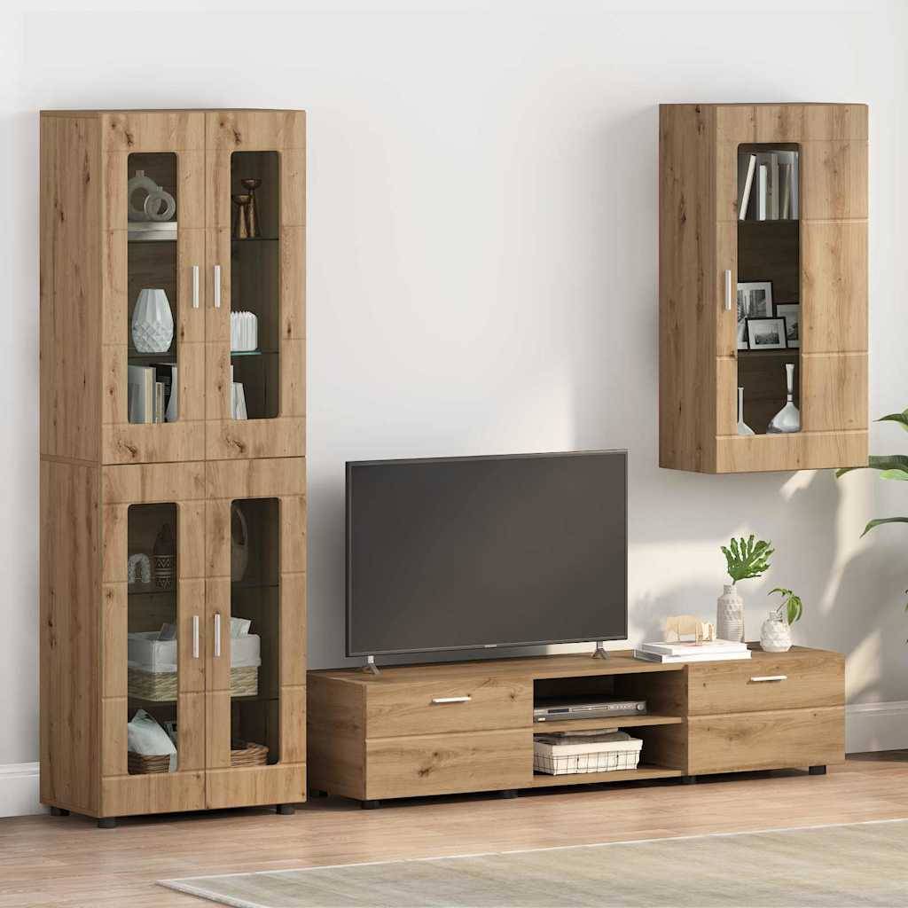 vidaXL Holzschrank Artisan-Eiche 50 x 29 x 100 cm Holzwerkstoff
