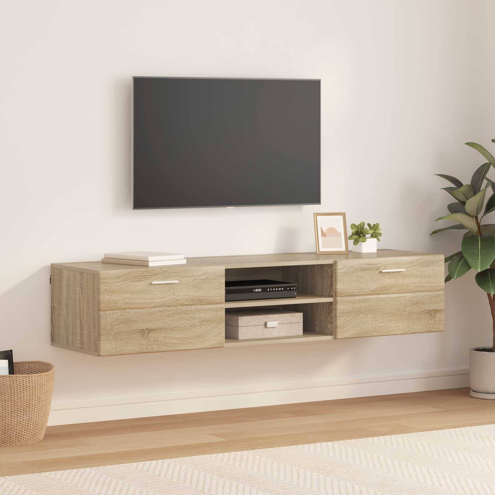 vidaXL Holzschrank Sonoma-Eiche 150 x 39 x 30 cm Holzwerkstoff