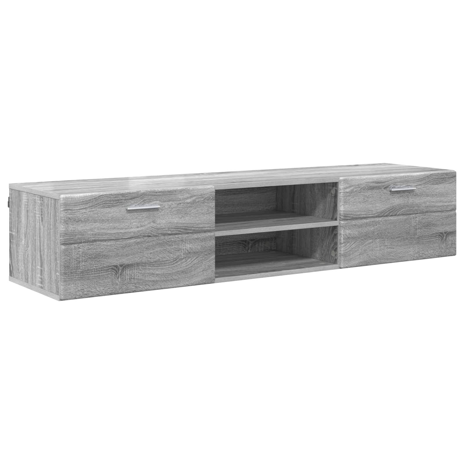 vidaXL Holzschrank Graues Sonoma 150 x 39 x 30 cm Holzwerkstoff
