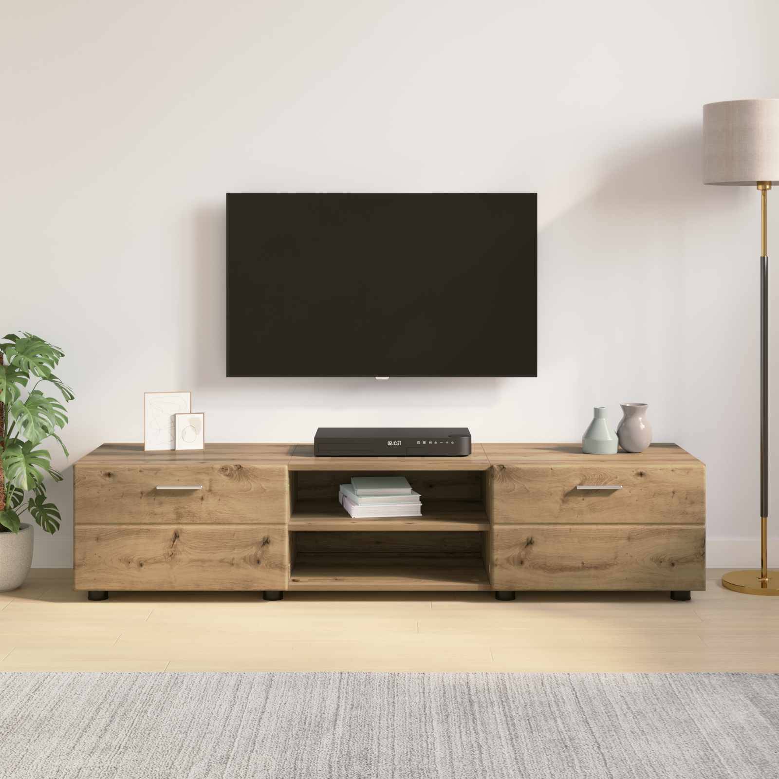 vidaXL Holzschrank Artisan-Eiche 150 x 39 x 30 cm Holzwerkstoff