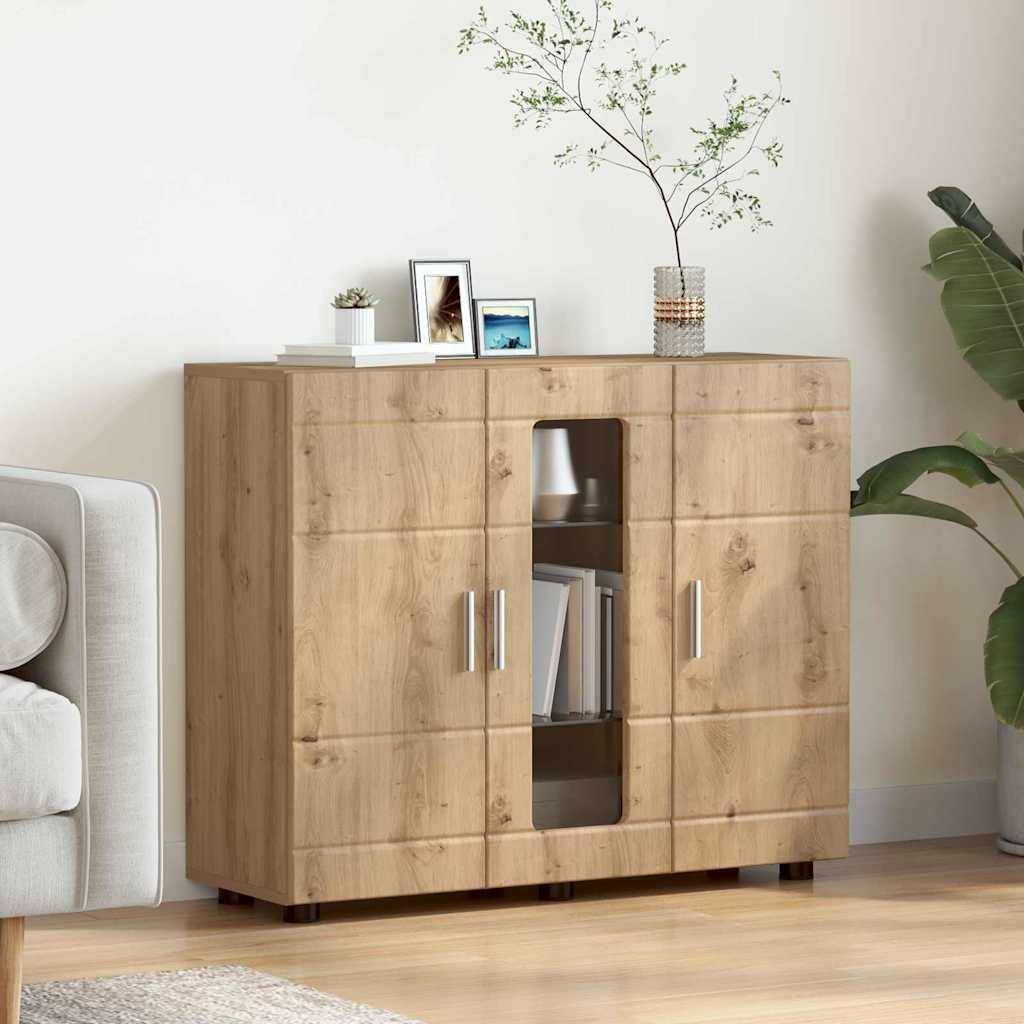 vidaXL Holzschrank Artisan-Eiche 88,5 x 30,5 x 73 cm Holzwerkstoff
