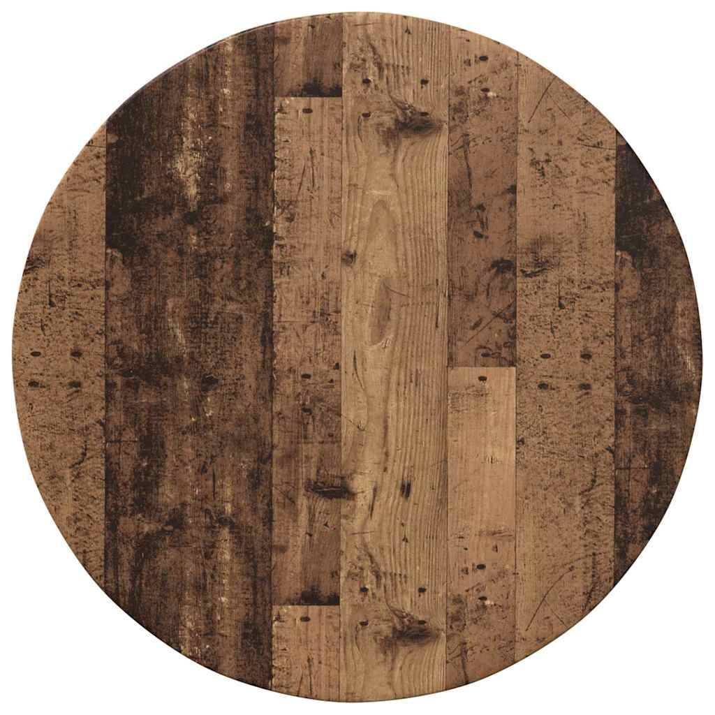 vidaXL Tischplatte Altholz Ø 60 x 1,5 cm Holzwerkstoff
