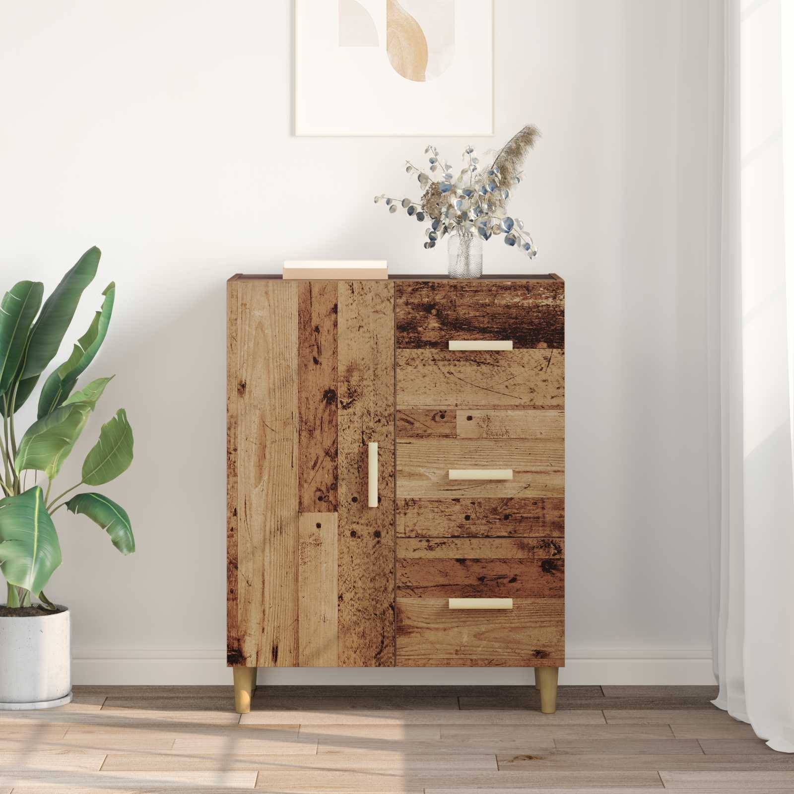 vidaXL Sideboard Altholz 34 x 69,5 x 90 cm Holzwerkstoff