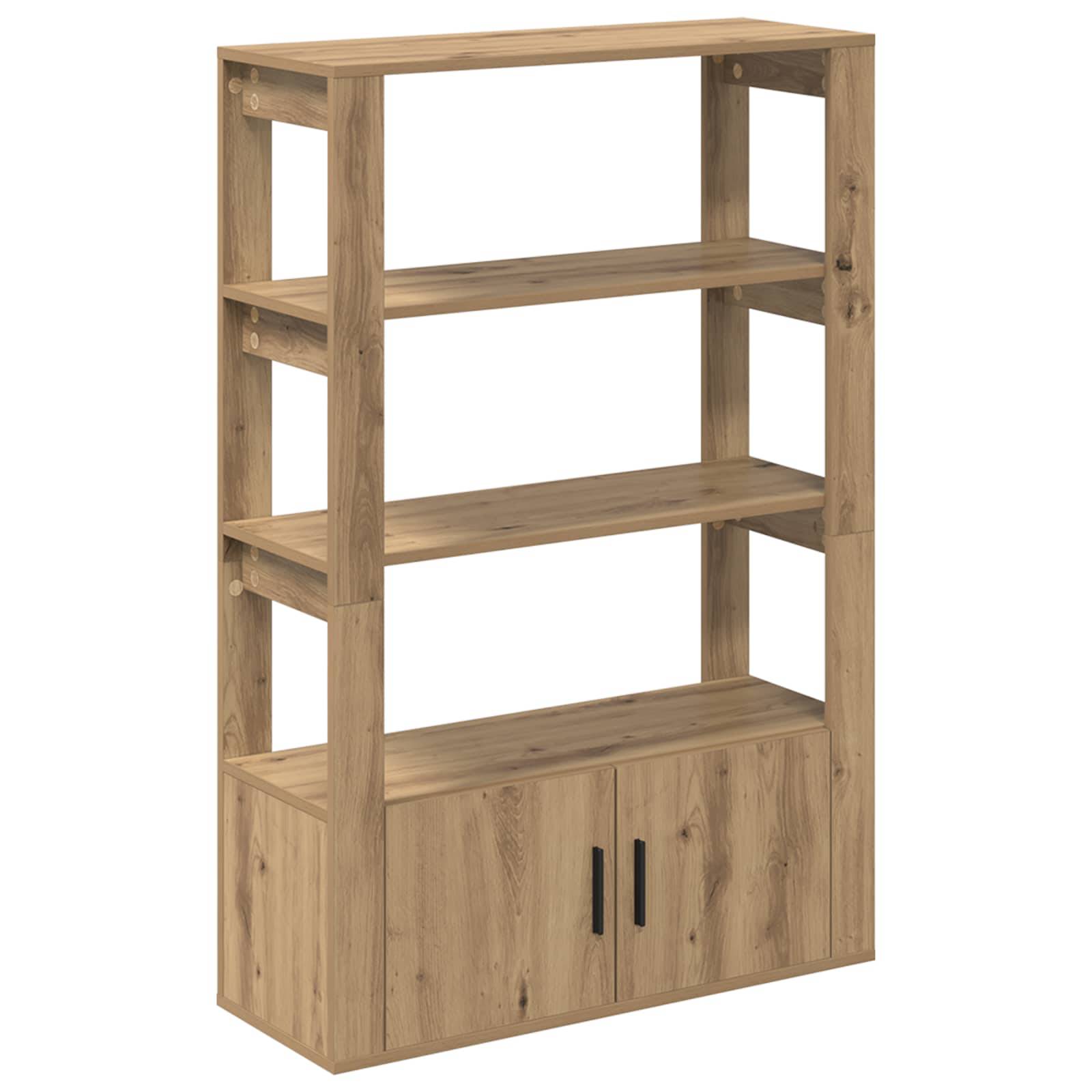 vidaXL Sideboard Artisan-Eiche 30 x 80 x 119.5 cm Holzwerkstoff