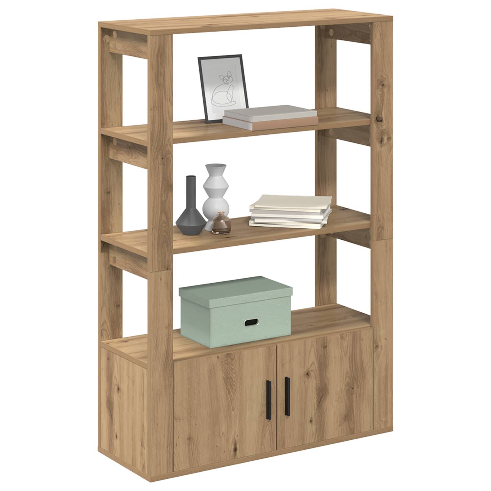 vidaXL Sideboard Artisan-Eiche 30 x 80 x 119.5 cm Holzwerkstoff