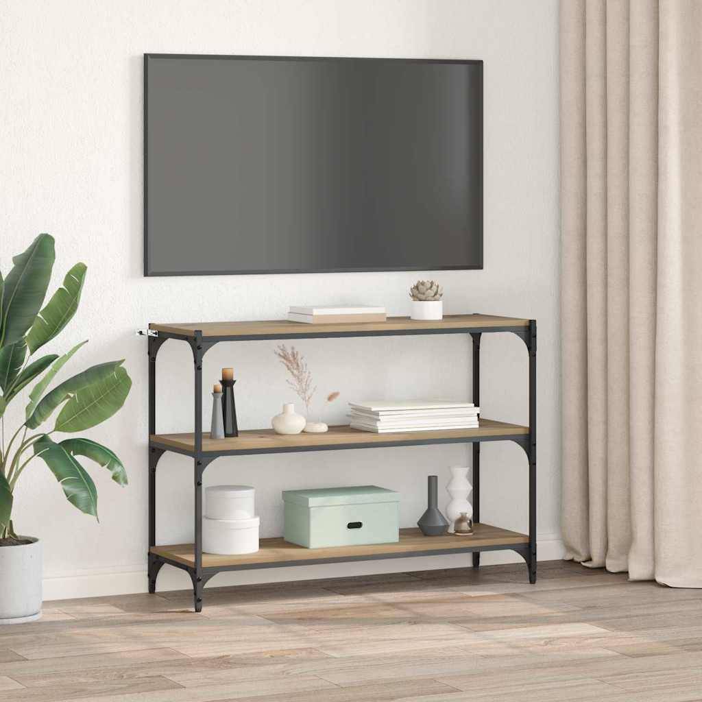 vidaXL Bücherregal Artisan-Eiche 100 x 33 x 70,5 cm Holzwerkstoff