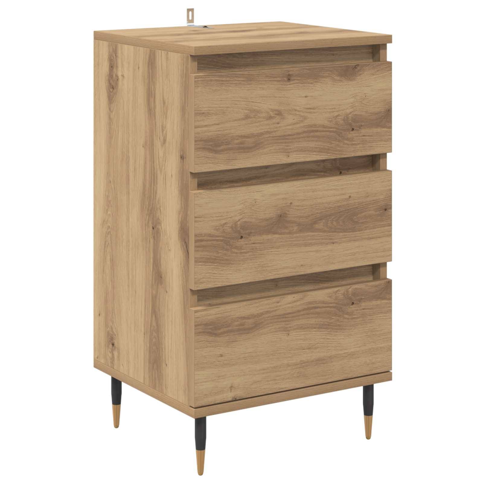 vidaXL Sideboard Artisan-Eiche 35 x 40 x 70 cm Holzwerkstoff