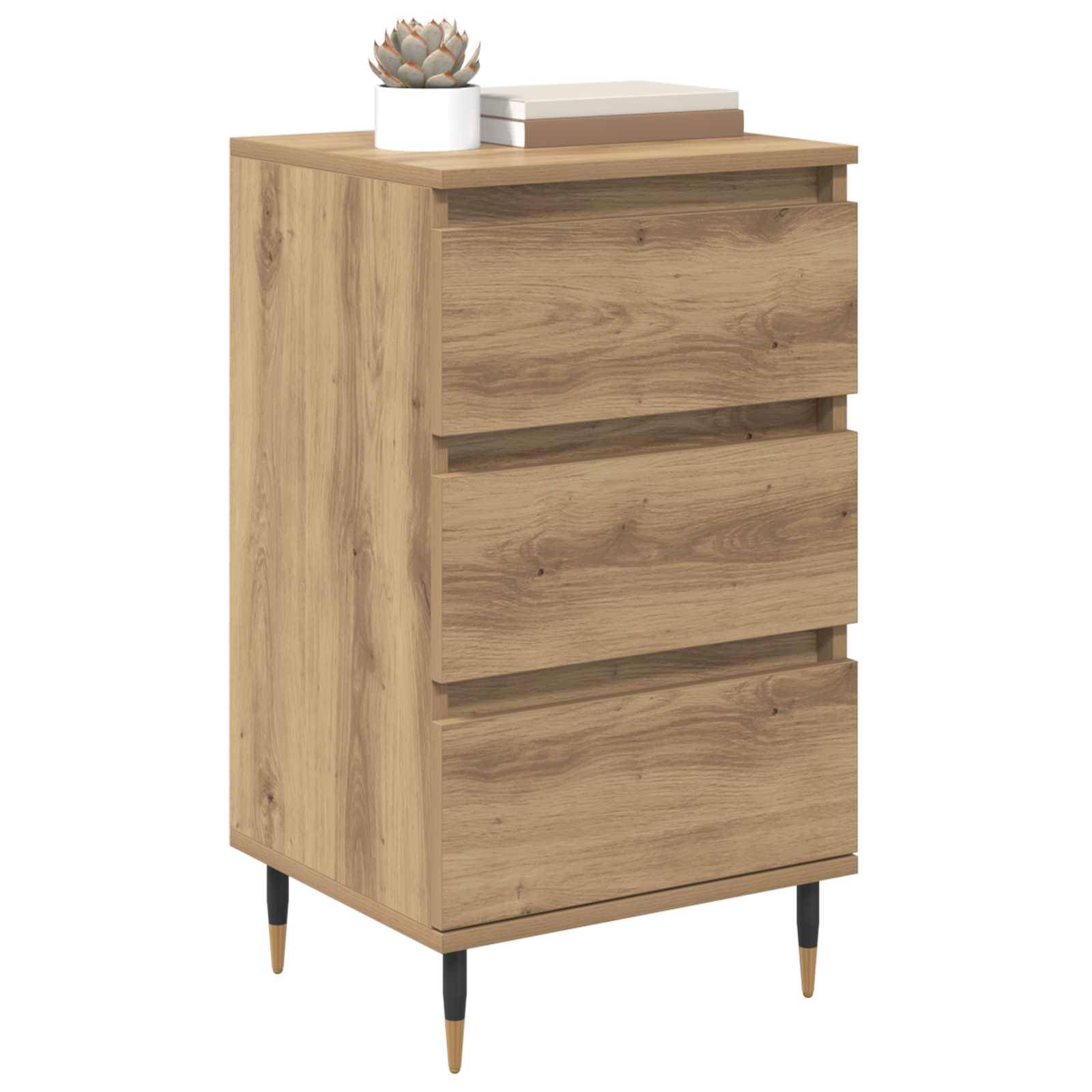 vidaXL Sideboard Artisan-Eiche 35 x 40 x 70 cm Holzwerkstoff