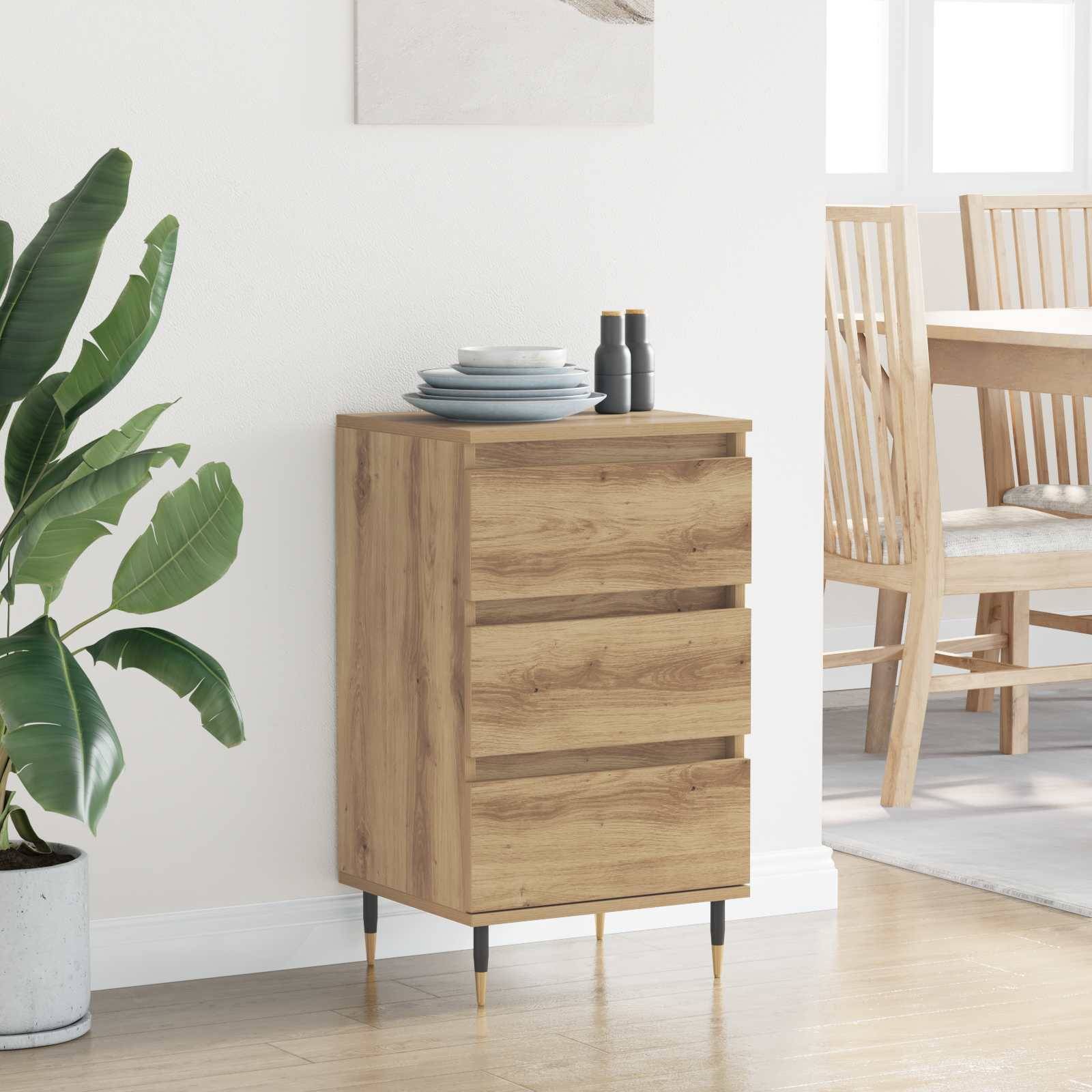 vidaXL Sideboard Artisan-Eiche 35 x 40 x 70 cm Holzwerkstoff