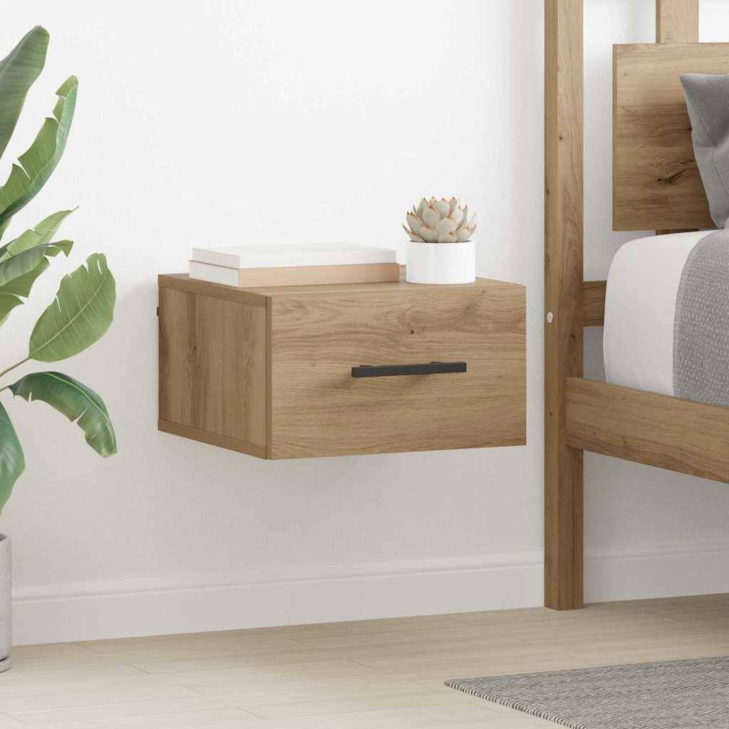 vidaXL Nachttisch Artisan-Eiche 35 x 35 x 20 cm Holzwerkstoff