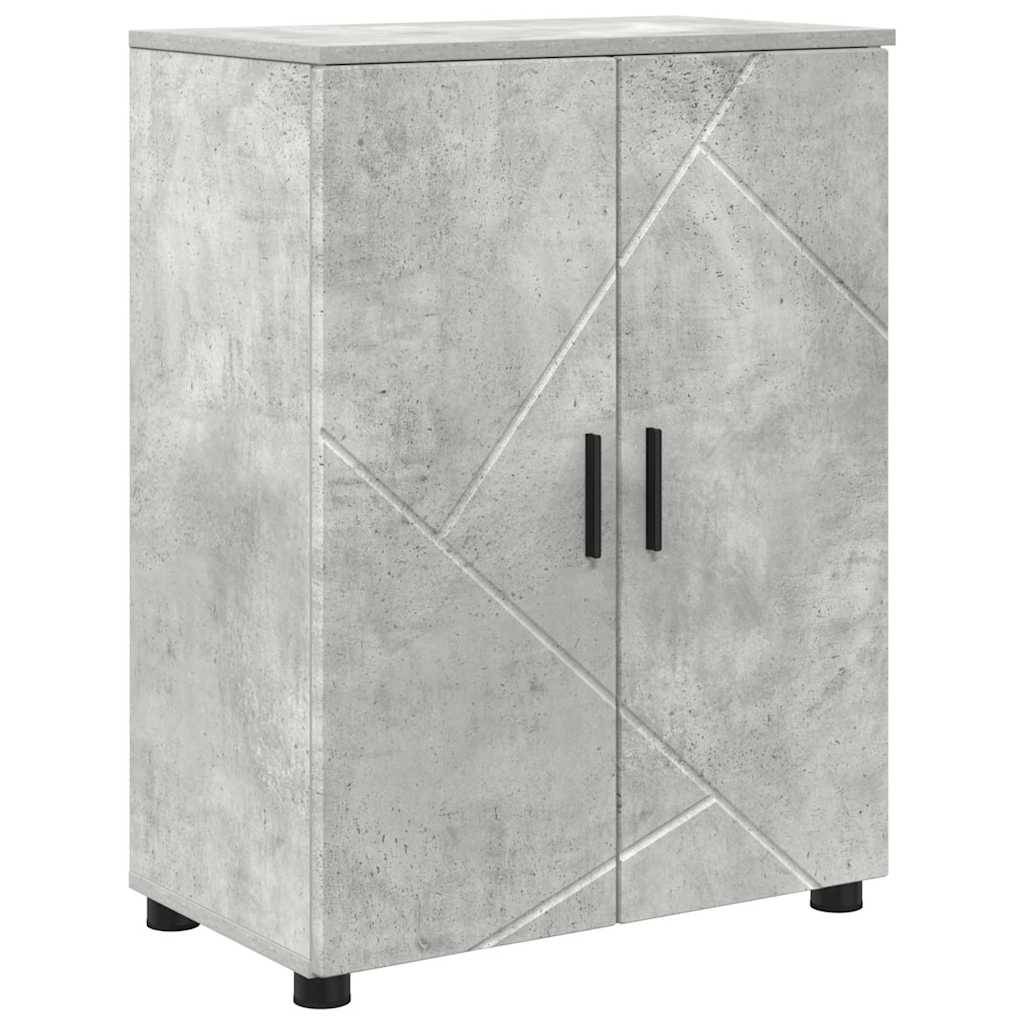 vidaXL Badezimmerschrank Beton Grau 60 x 35 x 80 cm