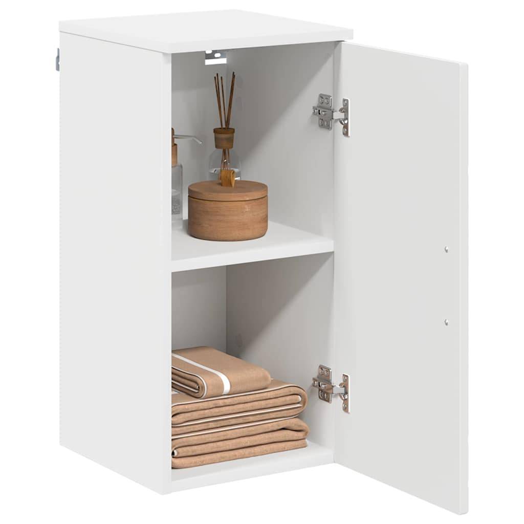 vidaXL Badezimmerschrank Weiß 30 x 31,5 x 61 cm Holzwerkstoff & Metall
