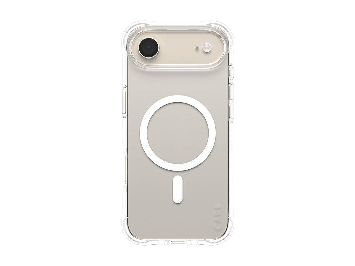 CARE by Schutzglass Modisches Samba Case weißem MagSafe iPhone Air - Transparent