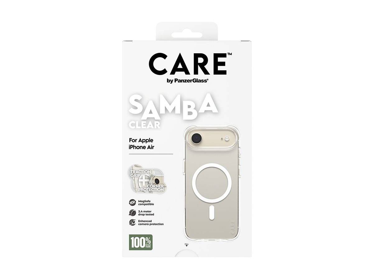 CARE by Schutzglass Modisches Samba Case weißem MagSafe iPhone Air - Transparent