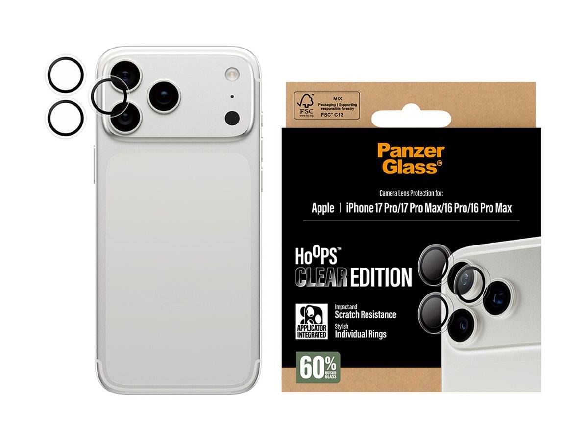 PanzerGlass Hoops - Objektivschutz für Handydurchsichtig - für Apple iPhone 17