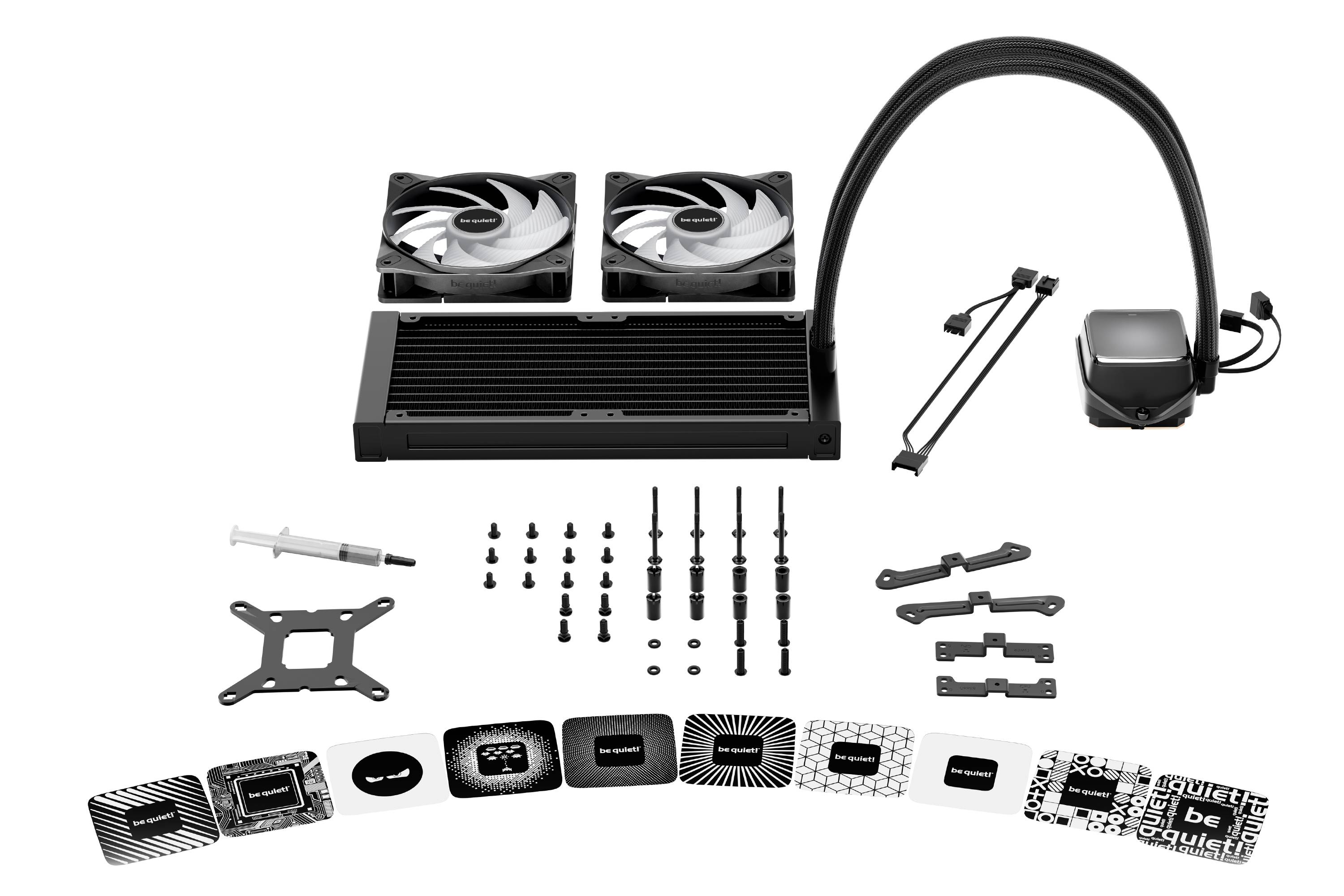 be quiet! PURE LOOP 3 LX, All-in-One-Flüssigkeitskühler, 12 cm, 105,1 m³/h, Schwarz