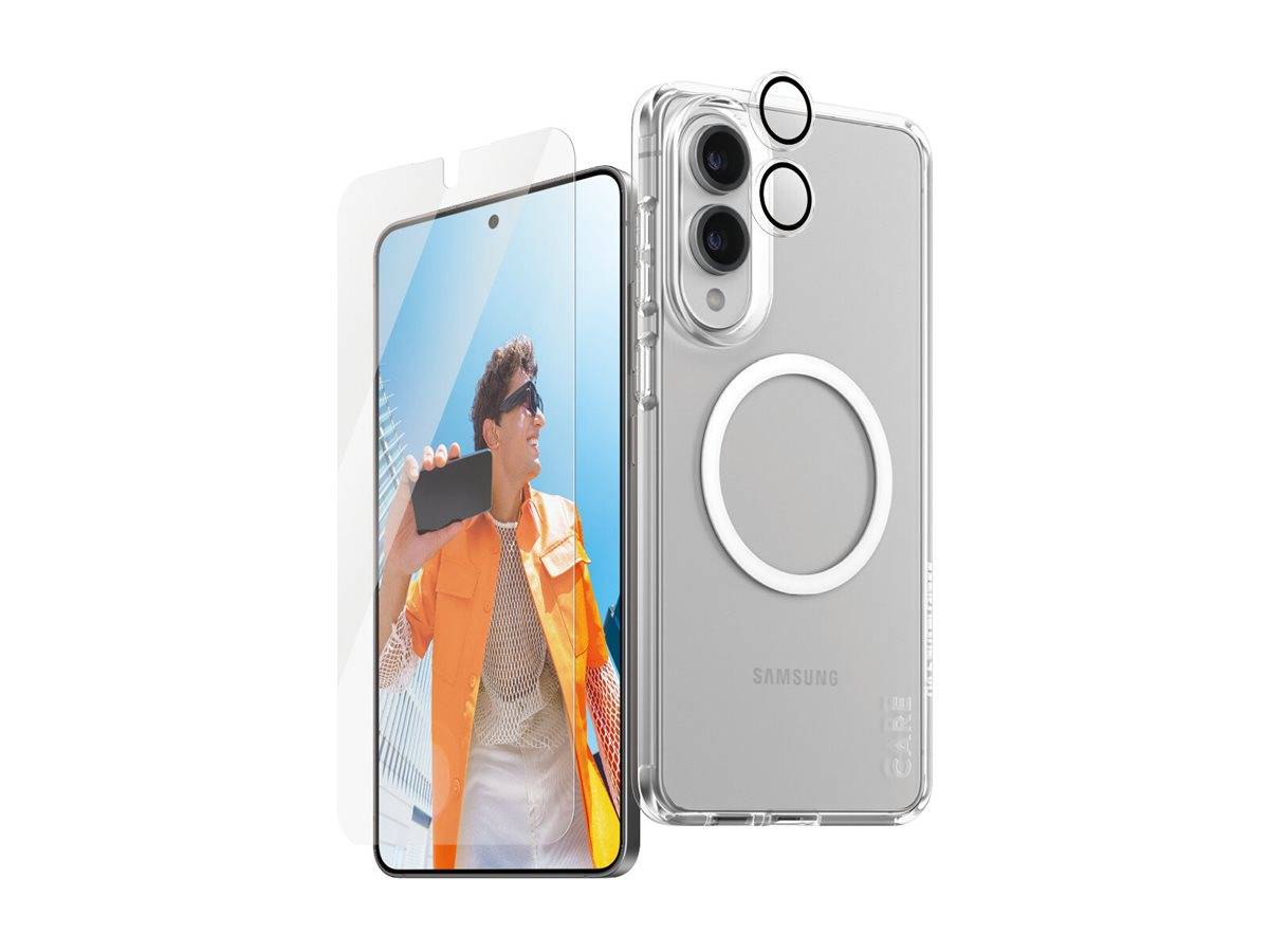 CARE by Schutzglass Flagship 3in1 Case+Glass+Lens Samsung Galaxy S25 Edge - transparent